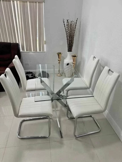 Dining Set T1042-CH2034 W